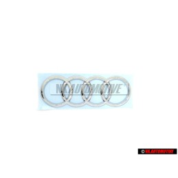 Audi Originale Anelli Posteriore Logo Emblema Simbolo Cromo - 8W9853742 2ZZ