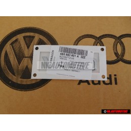 Audi Originale V10 Lato Logo Emblema Simbolo Cromo - 4E0853601A 2ZZ