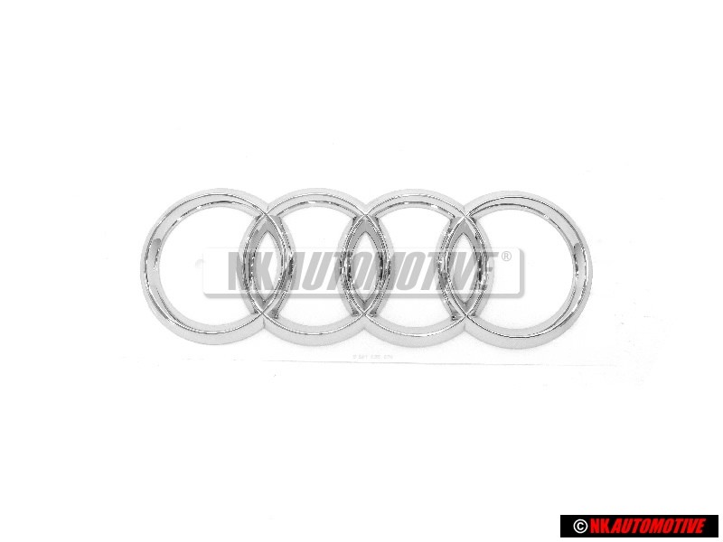 Audi Originale Anelli Posteriore Logo Emblema Simbolo Cromo - 8T0853742B 2ZZ