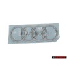 Audi Originale Anelli Posteriore Logo Emblema Simbolo Cromo - 8W6853742 2ZZ
