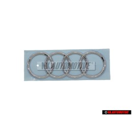 Audi Originale Anelli R8 Fronte Logo Emblema Simbolo Cromo - 420853605A 2ZZ