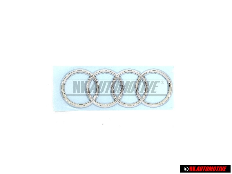 Audi Originale Anelli Posteriore Logo Emblema Simbolo Cromo - 420853742 2ZZ