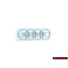 Audi Originale Anelli Posteriore Logo Emblema Simbolo Cromo - 420853742 2ZZ