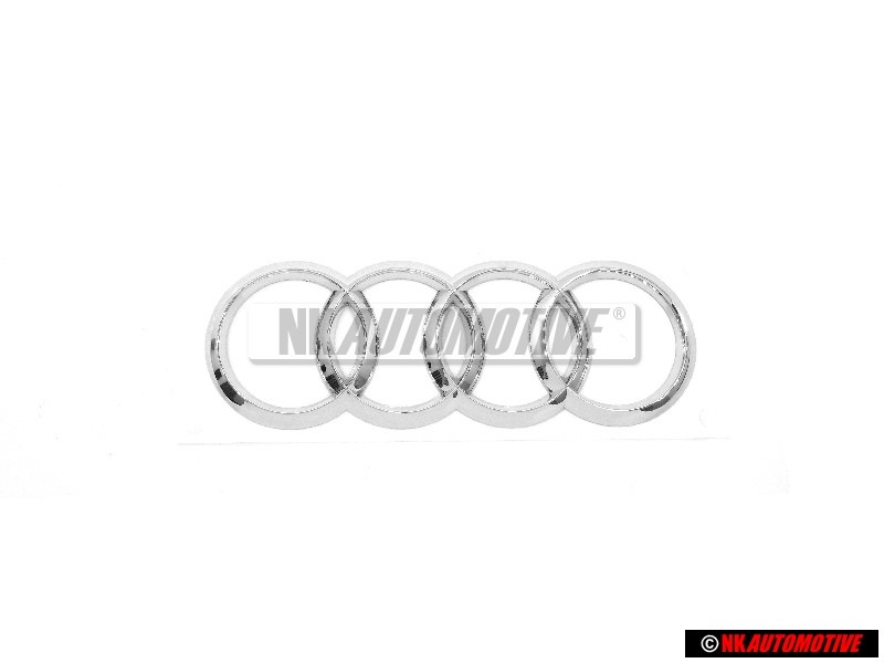 Audi Originale Anelli Posteriore Logo Emblema Simbolo Cromo - 4H0853742A 2ZZ