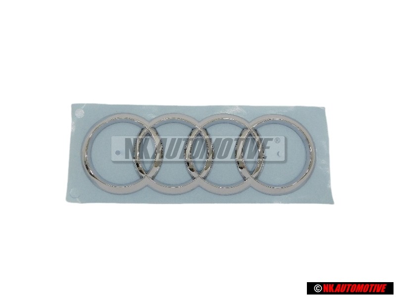 Audi Originale Anelli Posteriore Logo Emblema Simbolo Cromo - 8V0853742 2ZZ