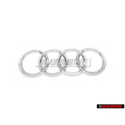 Audi Originale Anelli Posteriore Logo Emblema Simbolo Cromo - 8J0853742A 2ZZ