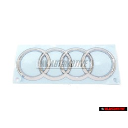 Audi Originale Anelli Posteriore Logo Emblema Simbolo Cromo - 8S0853742 2ZZ