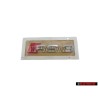 Audi Originale RS3 Posteriore Logo Emblema Scritta Cromo Rosso - 8P0853740 2ZZ