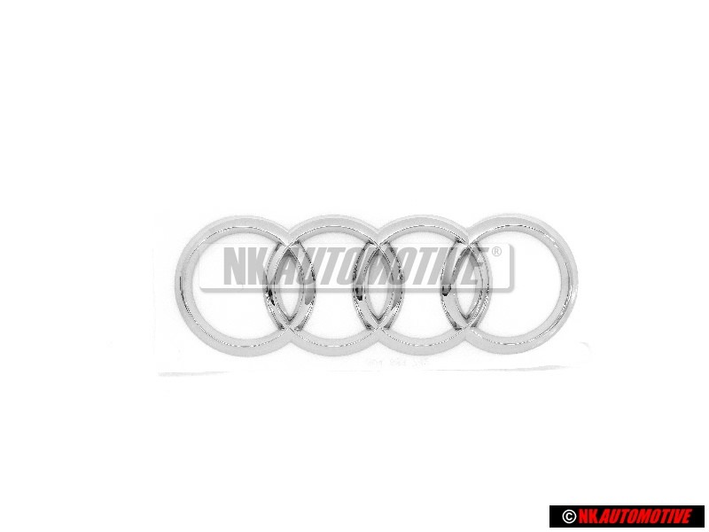 Audi Originale Anelli Posteriore Logo Emblema Simbolo Cromo - 8V4853742 2ZZ