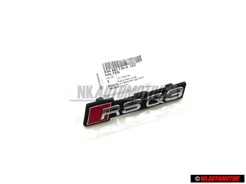 Audi Originale RSQ3 Fronte Logo Emblema Scritta - 83A853736A 2ZZ