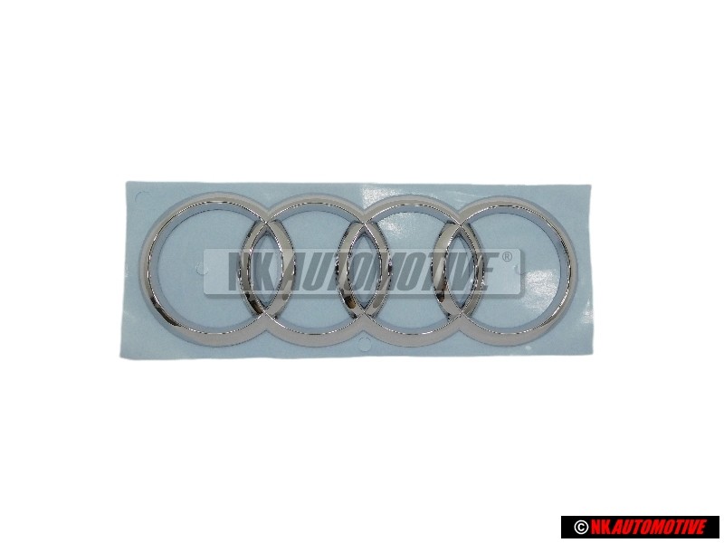 Audi Originale Anelli Posteriore Logo Emblema Simbolo Cromo - 8X0853742A 2ZZ