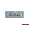 Audi Originale Anelli Posteriore Logo Emblema Simbolo Cromo - 8X0853742A 2ZZ