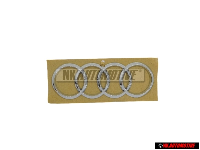 Audi Originale Anelli Posteriore Logo Emblema Simbolo Cromo - 8V7853742 2ZZ