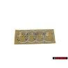 Audi Originale Anelli Posteriore Logo Emblema Simbolo Cromo - 4H0853742B 2ZZ