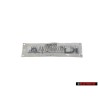 Audi Originale 4.2 TDI Posteriore Logo Emblema Scritta Cromo - 4H0853743A 2ZZ