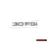 Audi Originale 30 FSI Posteriore Logo Emblema Scritta Cromo - 4H0853744 2ZZ