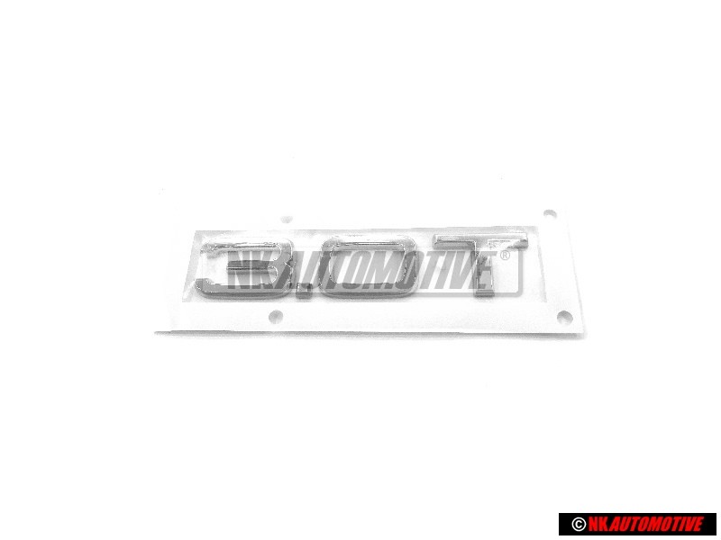 Audi Originale 3.0T Posteriore Logo Emblema Scritta Cromo - 4H0853743C 2ZZ