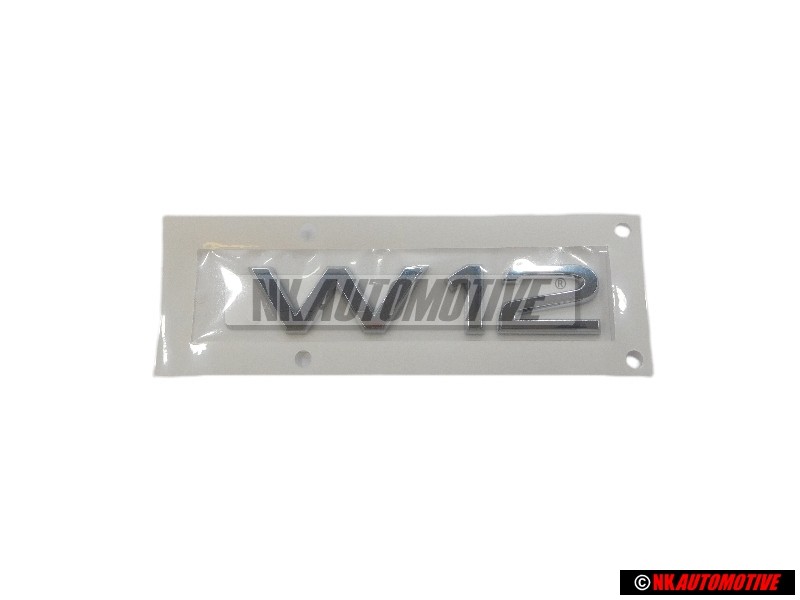 Audi Originale W12 Posteriore Logo Emblema Scritta Cromo - 4H0853743B 2ZZ