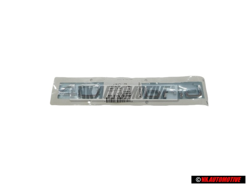 Audi Originale 40 HYBRID Posteriore Logo Emblema Scritta Cromo - 4H0853744D 2ZZ