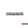 Audi Originale 40 HYBRID Posteriore Logo Emblema Scritta Cromo - 4H0853744D 2ZZ