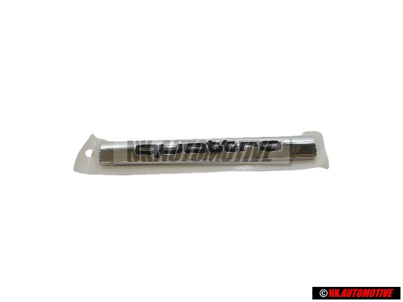 Audi Originale QUATTRO Posteriore Logo Emblema Scritta Cromo - 4H0853737A 2ZZ
