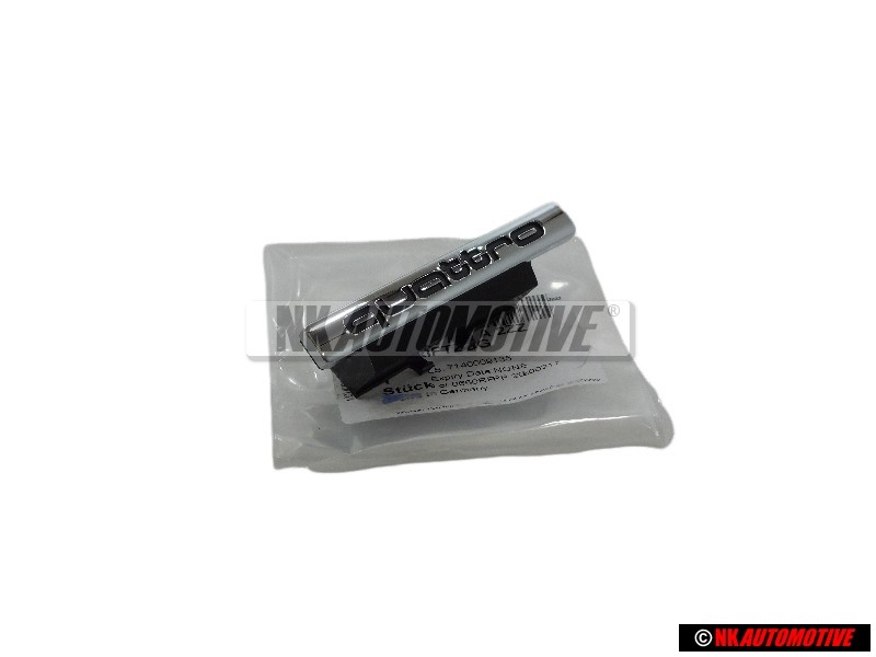 Audi Originale QUATTRO Fronte Logo Emblema Scritta Cromo - 4H0853736A 2ZZ