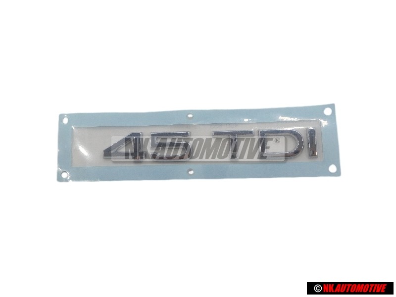 Audi Originale 45 TDI Posteriore Logo Emblema Scritta Cromo - 4G0853744D 2ZZ