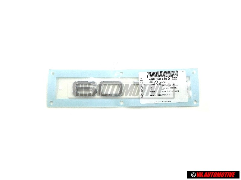 Audi Originale 60 TDI Posteriore Logo Emblema Scritta Cromo - 4N0853744D 2ZZ