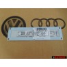 Audi Originale 2.0 TDI Posteriore Logo Emblema Scritta Cromo - 8P0853743G 2ZZ