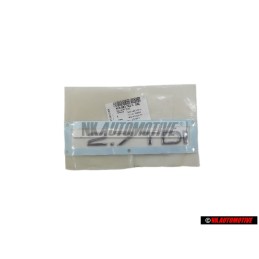 Audi Originale 2.7 TDI Posteriore Logo Emblema Scritta Cromo - 4F0853743C 2ZZ