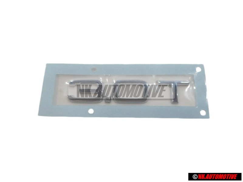 Audi Originale 3.0T Posteriore Logo Emblema Scritta Cromo - 4F0853743P 2ZZ
