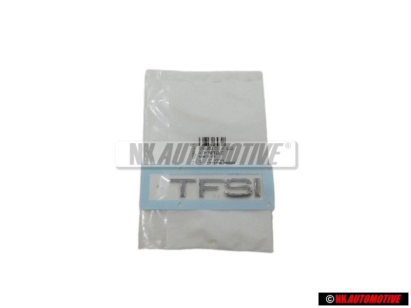 Audi Originale TFSI Posteriore Logo Emblema Scritta Cromo - 8X0853737A 2ZZ