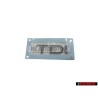 Audi Originale TDI Posteriore Logo Emblema Scritta Cromo - 8J0853737 2ZZ