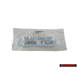 Audi Originale 35 TDI Posteriore Logo Emblema Scritta Cromo - 8K0853744D 2ZZ