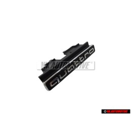 Audi Originale QUATTRO Fronte Logo Emblema Scritta Nero Cromo - 4G0853736G 2ZZ