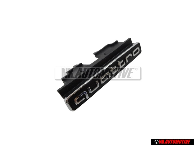 Audi Originale QUATTRO Fronte Logo Emblema Scritta Nero Cromo - 4G0853736G 2ZZ