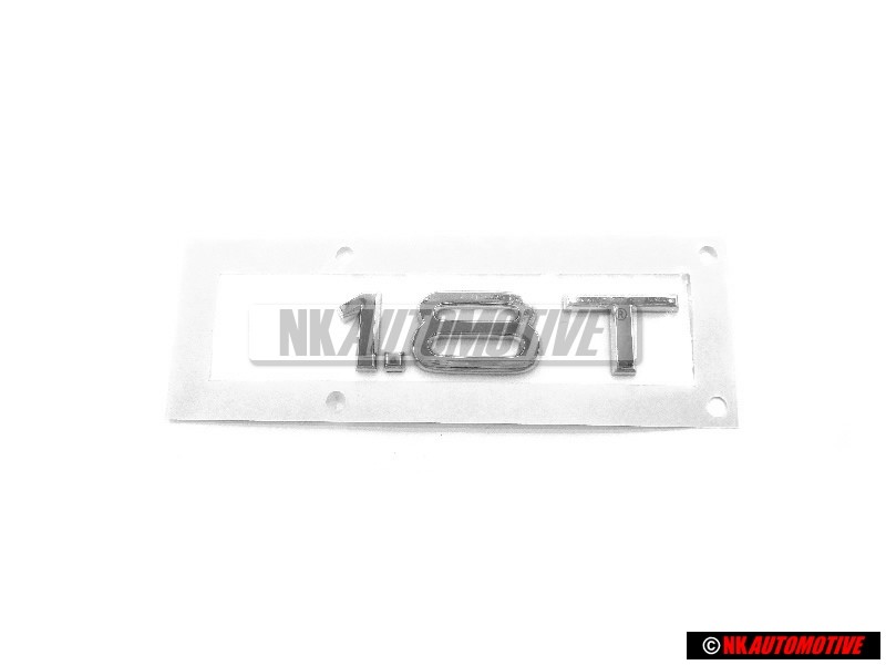 Audi Originale 1.8T Posteriore Logo Emblema Scritta Cromo - 8H0853743B 2ZZ