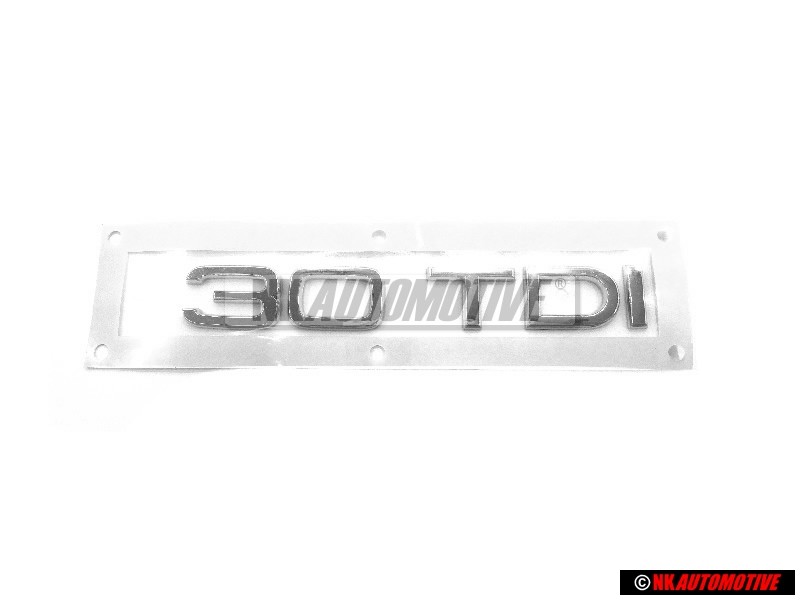 Audi Originale 30 TDI Posteriore Logo Emblema Scritta Cromo - 8K0853744C 2ZZ