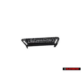 Audi Originale QUATTRO Fronte Logo Emblema Scritta Nero Cromo - 4K0853736F 2ZZ
