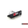 Audi Originale S Fronte Logo Emblema Scritta Nero Cromo Rosso - 4K0853736G 2ZZ