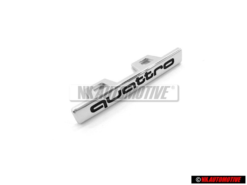 Audi Originale QUATTRO Fronte Logo Emblema Scritta Cromo - 8K9853736A 2ZZ