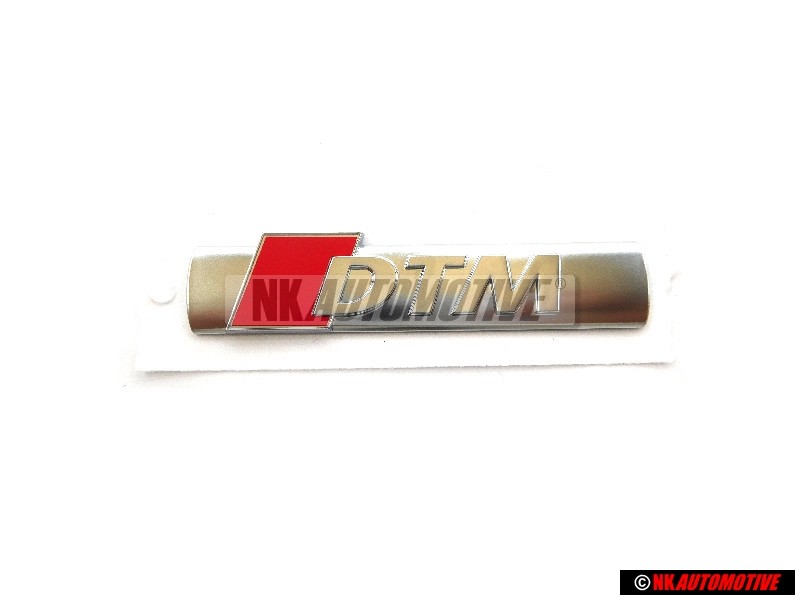 Audi Originale DTM Lato Logo Emblema Simbolo Cromo Rosso - 8E0853601A