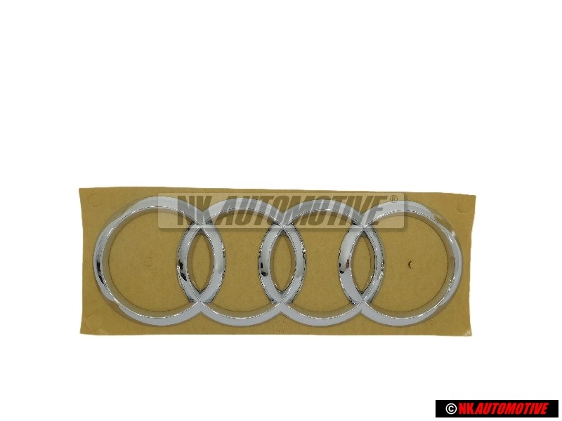 Audi Originale Anelli Posteriore Logo Emblema Simbolo Cromo - 8W5853742 2ZZ