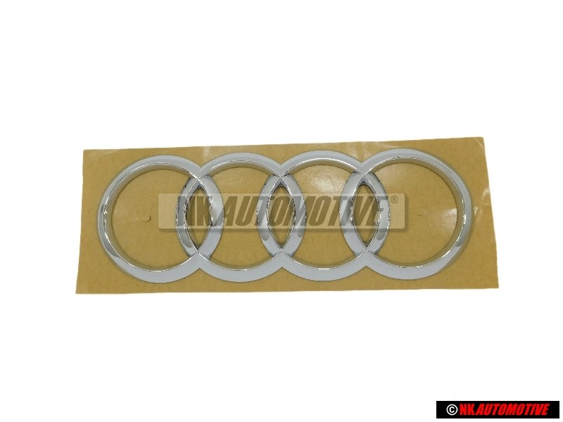 Audi Originale Anelli Posteriore Logo Emblema Simbolo Cromo - 8Y4853742 2ZZ