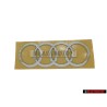 Audi Originale Anelli Posteriore Logo Emblema Simbolo Cromo - 8Y4853742 2ZZ