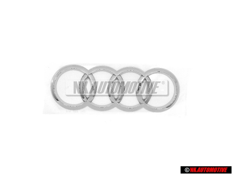 Audi Originale Anelli Posteriore Logo Emblema Simbolo Cromo - 8Y5853742 2ZZ