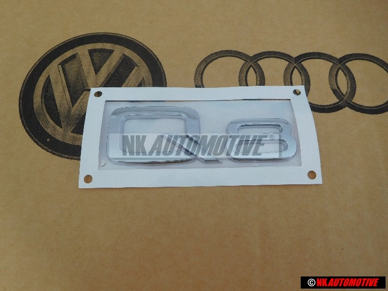 Audi Originale Q8 Posteriore Logo Emblema Scritta Cromo - 4M8853741A 2ZZ
