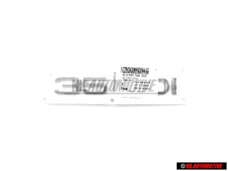 Audi Originale 35 TDI Posteriore Logo Emblema Scritta Cromo - 4L0853744 2ZZ