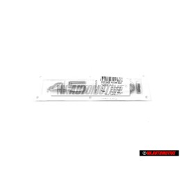 Audi Originale 45 TDI Posteriore Logo Emblema Scritta Cromo - 4H0853744E 2ZZ