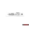Audi Originale 45 TDI Posteriore Logo Emblema Scritta Cromo - 4H0853744E 2ZZ